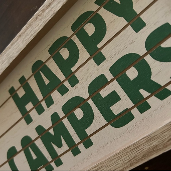“Happy Campers” Wood Framed Wall Sign - Picture 4 of 7